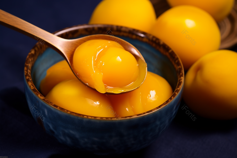 现实的水果甜品黄桃罐头食物摄影,高清,摄影图,摄影图片,图片大全,摄影图免费下载